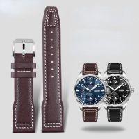 ◑✑⊙ สำหรับนักบิน IWC เจ้าชายน้อยนาฬิกา Iw327004/iw377714 Mark 16/17/18 Portugieser สายหนัง 20 21 มม. สายนาฬิกาผู้ชายเข็มขัดสร้อยข้อมือ