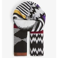 ผ้าพันคอ MISSONI Aztec intarsia-knit wool scarf