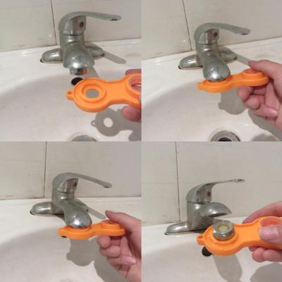 4 In 1 Faucet Tap Aerator Detached Install Bubbler Spanner Wrench Accessories Tool Mount Faucet C4C1