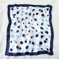 【CC】✸❁▫  Floral Dot Silk Scarves Scarf Neck Hair Tie Band Neckerchief