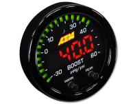 เกจวัดบูส AEM X-SERIES BOOST PRESSURE GAUGE -30~60 ปอนด์ / -1~4 บาร์ (30-0308)