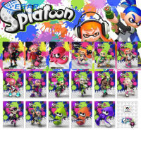 การ์ดเชื่อมต่อ Amiibo ผิวด้านบัตร Amiibo ชุด Splatoon 1-3อุปกรณ์สำหรับเล่นเกมอเนกประสงค์สำหรับ Switch Lite