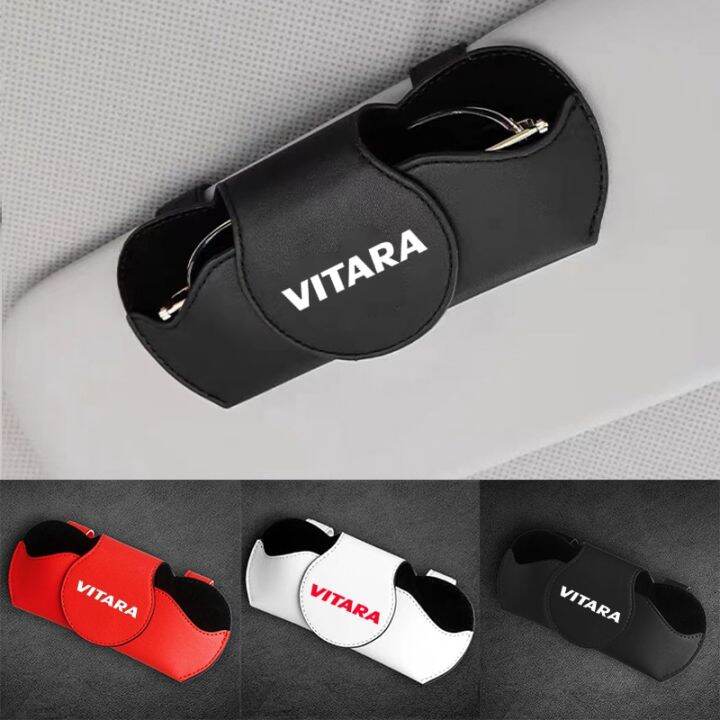 ที่หนีบแว่นกันแดดรถยนต์สำหรับ-suzuki-vitara-คลิปหนีบแว่นตาอเนกประสงค์อุปกรณ์เสริมรถยนต์ที่ยึดแว่นตาในรถยนต์