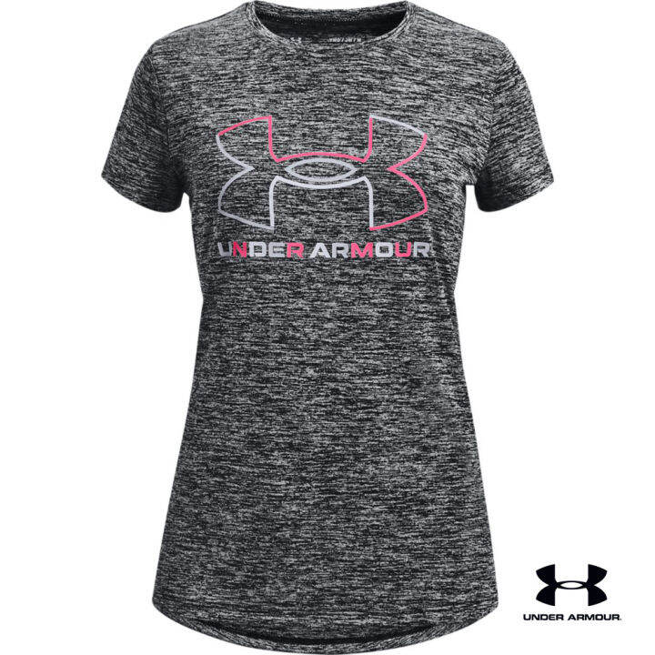 Under Armour UA Girls' Tech™ Big Logo Twist Short Sleeve Lazada Singapore
