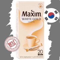 EXP: 2024.06.13 พร้อมส่ง ??  맥심화이트골드 20T กาแฟ แม็กซิม ไวท์โกล์ด หอม อร่อย Maxim White Gold Coffee (กาแฟ 3 in 1 / 20 ซอง) 240g นำเข้า ฉลากภาษาเกาหลี
