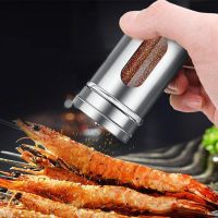 hotx【DT】 Seasoning Jars Glass Spreading Bottle Barbecue Pot Pepper Toothpick Holder Shaker u