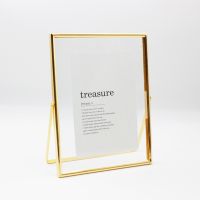 New Product Nordic Metal Photo Frames Simple Light And Luxurious 6/7/8/10-inch Geometric Picture Frame