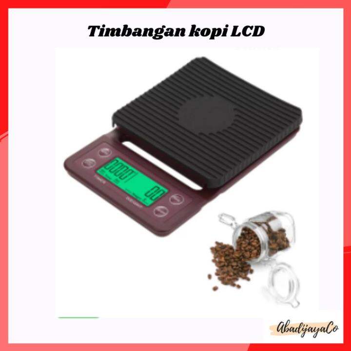 Timer Scale Coffee / Timbangan Kopi Lcd / Timbangan Kopi Digital 3Kg