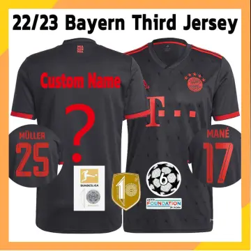 Adidas FC Bayern Away Shirt 2022-2023 with Coman 11 Printing