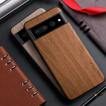 For Google Pixel 8/8 Pro 6A 5A 4A 4 XL Wood Grain Texture Shockproof Case  Cover