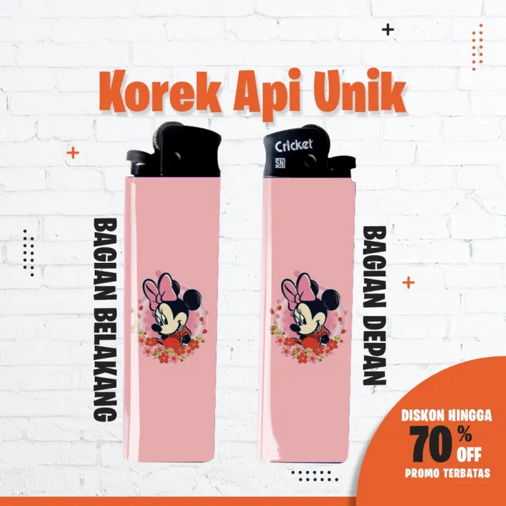 Korek Api Unik Cricket Mancis Series Mickey Mouse Mky Lazada Indonesia