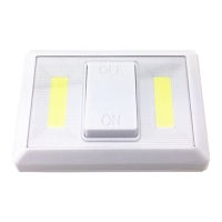 Small Cabinet Switch Battery Operated COB LED Cordless Wall Adhesive Night