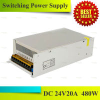 24V 20A 480W Switching Power Supply สวิตชิ่ง พาวเวอร์ ซัพพลาย สวิทชิ่ง หม้อแปลงไฟฟ้าเอนกประสงค์