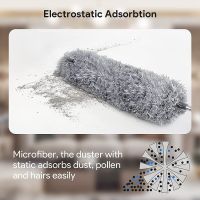 Microfiber Duster Long Extendable Duster Cleaner Brush escopic Catcher Mites Gap Dust Removal Dusters Home Cleaning Tools