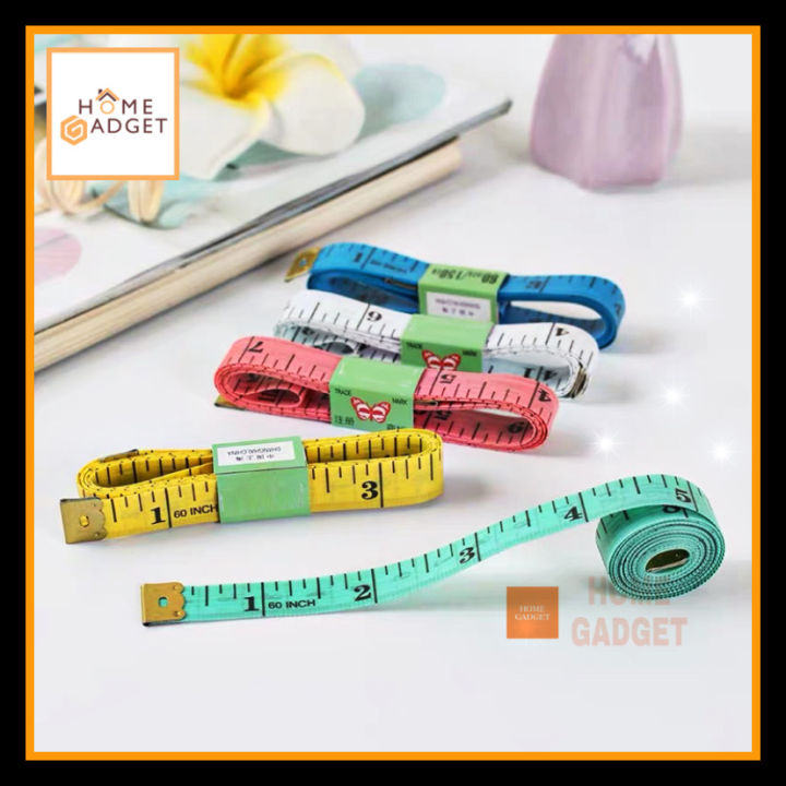 New 150cm/60 Body Measuring Ruler Sewing Tailor Tape Measure Mini Soft  Flat Ruler Centimeter Meter