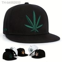 ❁ Spring Summer Maple Leaf Embroidery Baseball Cap Fashion Snapback Cap Outdoor Cotton Hiphop Hat Cool Street Dance Hats