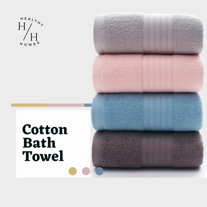 Healthyhomes 100 Cotton Soft Long Bath Travel Light No Lint Shedding Himulmol Towel Absorbent
