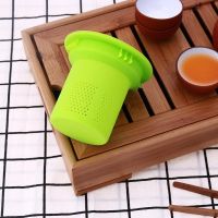 Reusable Silicone Tea Strainer Filter Mesh Tea Infuser Loose Tea Leaf Spice Strainer for Teapot Drinkware Accessories