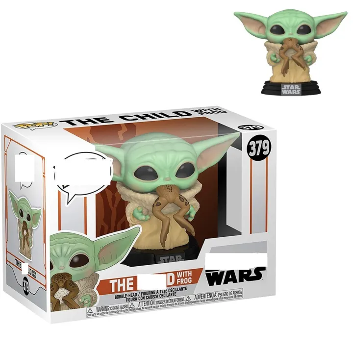 【Clearance】Funko Pop Star Wars Yoda Baby Yoda Eat Frog Action Figure