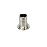 Kegland 13มม. (1/2 "นิ้ว) สแตนเลส BARBTAIL ตรง (เพื่อถูกใช้กับ5/8 HEX NUT)