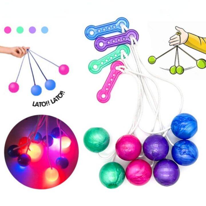 latolato big size latto latto ball LED flash Lato Lato Toys Old School ...