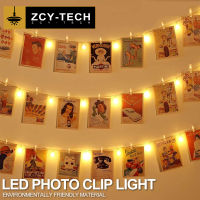 ZCY LED นางฟ้าไฟภาพคลิป String แสง2เมตร/5เมตร/10เมตรลวดทองแดงแสง USB ขับเคลื่อนพวงมาลัยสำหรับเฉลิมฉลองครบรอบคริสต์มาสปาร์ตี้วันหยุดแต่งงานคริสต์มาสวันเกิดภาพตกแต่งผนัง