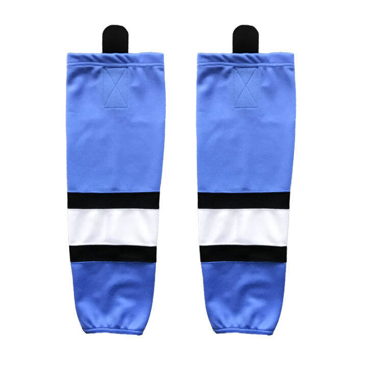 coldindoor-100-polyester-the-light-blue-ice-hockey-socks-cheap-shin-guards-xw006