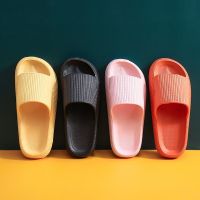 Thick Platform Bathroom Home Slippers Women Fashion Soft Sole EVA Indoor Slides Woman Sandals 2023 Summer Non-slip Flip Flops