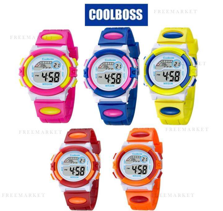 COOLBOSS Brand Electronic Digital Kids Watch Sport Student Children