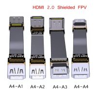 A4-a Fpv Hdmi 2.0 A ตัวเมียเป็น HDMI มาตรฐานประเภท-สายริบบิ้น Fpv แบน20pin ป้องกัน Fpv 4K * 2K 60Hz สำหรับการถ่ายภาพทางอากาศ