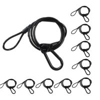 10pcs/lot Cable Safety Steel Lock Wire Safe Rope Locks Led Par Light Duty Quick Release Pin Flexible Thin Cable Management