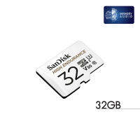 SanDisk High Endurance microSD 32GB (SDSQQNR-032G-GN6IA) สำหรับกล้องวงจรปิด ความเร็วสูงสุดอ่าน 100 MB/s เขียน 40 MB/s