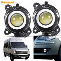 2 X ไฟไฟ LED รถตัดหมอกตาทูตสวรรค์เวลากลางวันไฟเดย์ไลท์30W สำหรับโฟล์คสวาเกน VW Crafter 30-35 30-50 2006 2007 2008 2009 2010 2011