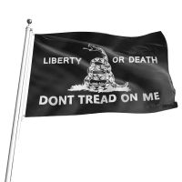 Dont Tread On Me Gadsden Flag 90x150cm Liberty or Death Tea Party Flags And Rattle Snake USA Banner