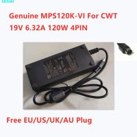 (ใหม่-ต้นฉบับ)♞★ ของแท้ MPS120K-VI ไฟ19V 6.32A 120W 4PIN MPS120K-II อะแดปเตอร์ AC เพาเวอร์เครื่องชาร์จอุปกรณ์