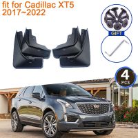 บังโคลนสำหรับ Cadillac XT5 2017 ~ 2022อุปกรณ์เสริม2018 2019 2020 2021บังโคลนป้องกันสาดยามพิทักษ์ F Lare ด้านหน้าล้อหลัง4x