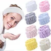 【cw】 Washing Face Headband Absorbent Wristband Makeup Hair band Wrist Sweatband Spa Washband Band 1