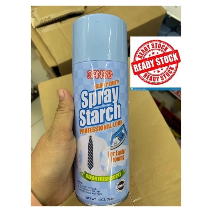 EASY ON STARCH IRON SPRAY STARCH FOR EASY IRONING SPRAY PENGERAS TUDUNG