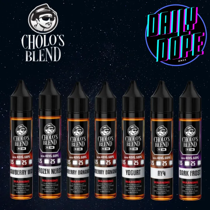 {Legit} Cholos Blend Saltnic 20ml | Cholos Blend Salts Premium | Cholos ...