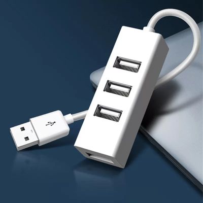 ฮับ2.0 USB 4พอร์ตฮับ ​​USB Universal ความเร็วสูงพร้อมสายมินิฮับรูปแบบซ็อกเก็ตสายตัวแยกอะแดปเตอร์สำหรับแล็ปท็อปชิ้น