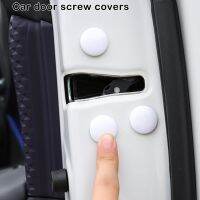 12 Pieces Car Door Anti-scratch Screw Cap Vehicle Screws Cover Guard Automobile Upgrade Modified Accessories Black Nails  Screws Fasteners