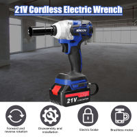 NANWEI 21V Cordless Electric Wrench Brushless Motor Stepless Speed Control High Torque Power Tool Practical Installation Device