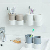 Toothbrush Holder Home Decoration Accessories Wall-suction Travel Toothbrush Set The family Decorates Bathroom Accessories