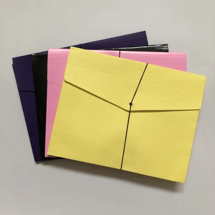Expanding Short & Long Colored Envelope with Garter Lazada PH