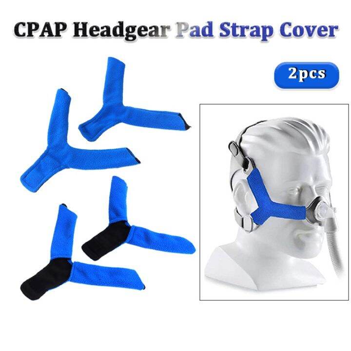 Non-Allergenic CPAP Headgear Pad Strap Cover Erase Prevent Strap Lines ...