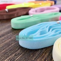 ☍✖✁ Nylon 1cm color shoulder strap bra strap suede high elastic underwear elastic accessories bra elastic webbing narrow