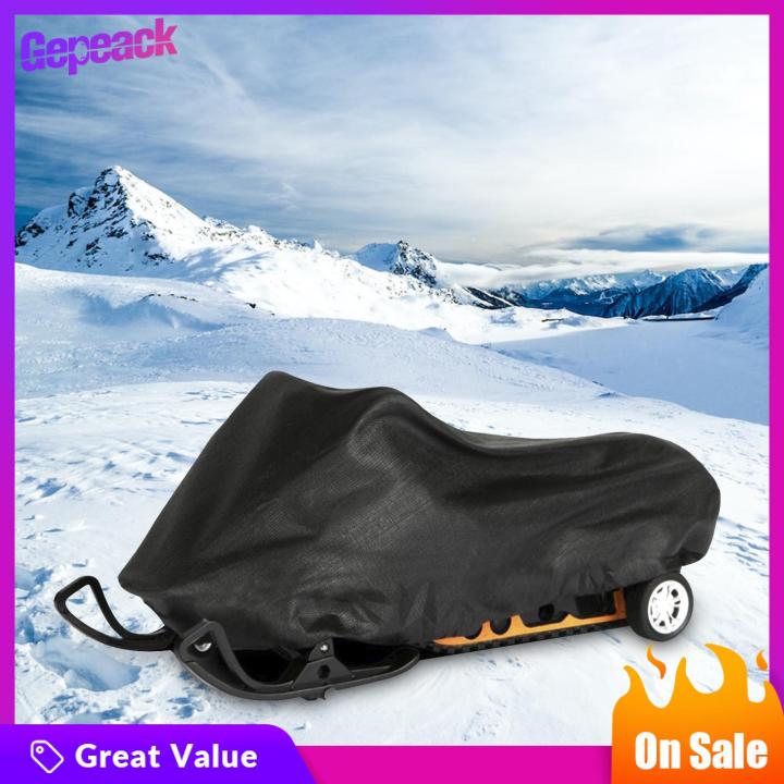 gepeack-ที่กันเลื่อนหิมะฝนหิมะอุปกรณ์ป้องกันฝาครอบปกสำหรับเดินทางสโนว์โมบิลกลางแจ้ง