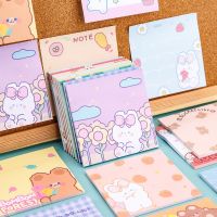 90 PICS Ins Girl Cartoon Cute Japanese Sticky Note High value Student Sticky Notebook Stationery Supplies Note Pad