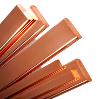 บัสบาร์ทองแดง ทองแดงแท่ง Copper Busbar 3/4"x1/4" L= 50 cm.ทองแดงแท้ 99.95% มอก.408-2553 สินค้าในประเทศไทย