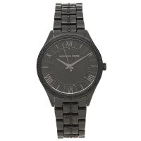 นาฬิกาข้อมือผู้หญิง MICHAEL KORS Black Dial Black Stainless Steel Bracelet Ladies Watch MK4337